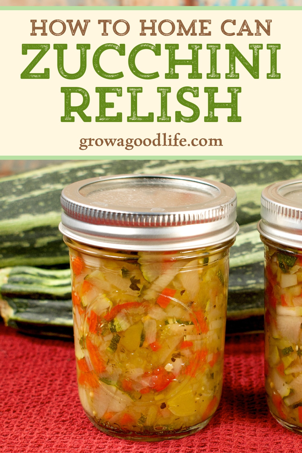 Zucchini Relish Canning Recipe