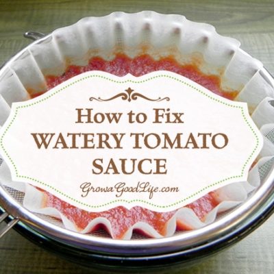 How to Fix Watery Tomato Sauce