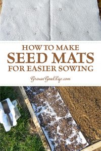 Homemade Seed Mats or Seed Tapes