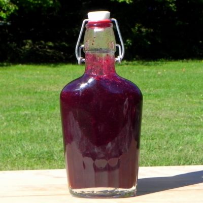 Homemade Blueberry Syrup with Honey