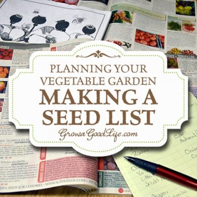 Winter is the perfect time for planning your vegetable garden. It is helpful to have your seeds purchased and organized when it is time to plant them.