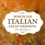 No more store bought bottles! Make your own Homemade Italian Salad Dressing with simple ingredients you already have in your kitchen.