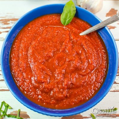 Crockpot Tomato Sauce with Fresh Tomatoes