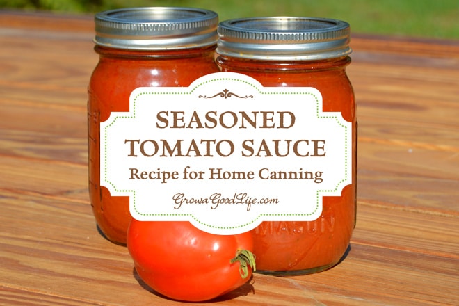 No store bought tomato sauce compares with the flavor of homemade. This is the seasoned tomato sauce recipe and method I use to home can the tomato harvest.