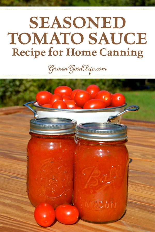 Seasoned Tomato Sauce Recipe For Home Canning