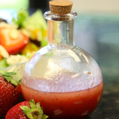 Fresh Strawberry Vinaigrette Salad Dressing