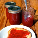 This small batch of chokecherry jelly uses only one pound of foraged chokecherries. It is a perfect balance of tart and sweet resulting in a jelly that tastes delicious on homemade bread and pairs well with poultry dishes.