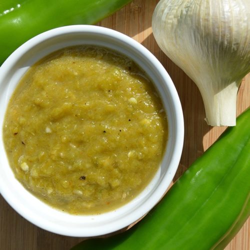 Roasted Green Chile Sauce