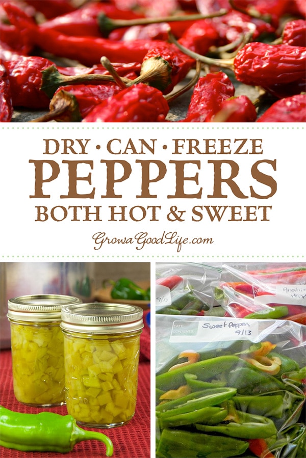 3 Ways to Preserve Peppers