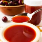 This sweet and sour sauce recipe can be made from fresh cherries and pineapple or bottled juice. Delicious with chicken, pork, vegetables, noodles or rice.