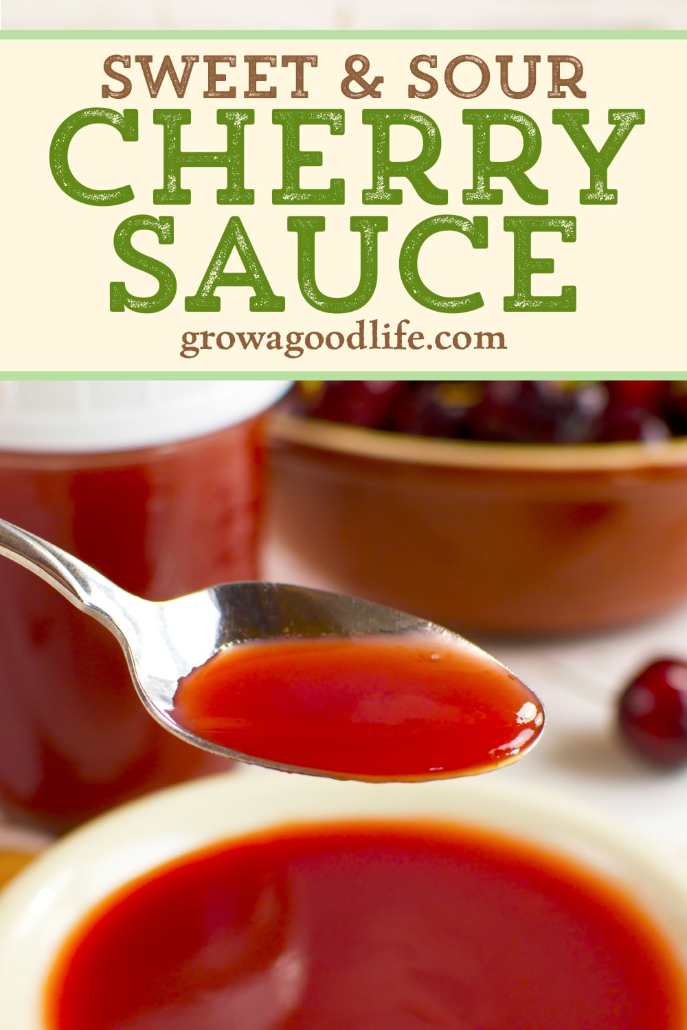 Cherry Sweet and Sour Sauce