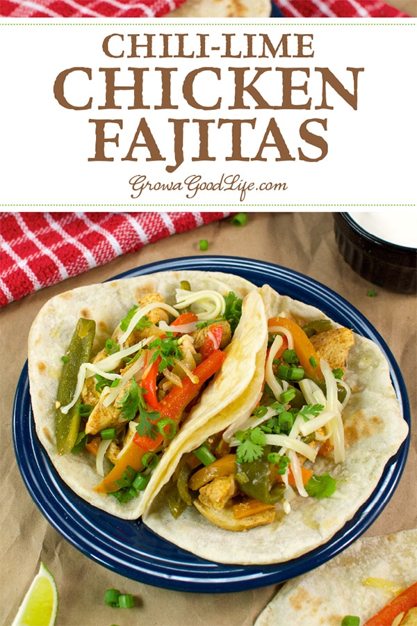 These chicken fajitas are made with strips of chili-lime seasoned chicken breast, tossed with vibrant peppers, onions, and wrapped in warm flour tortillas.