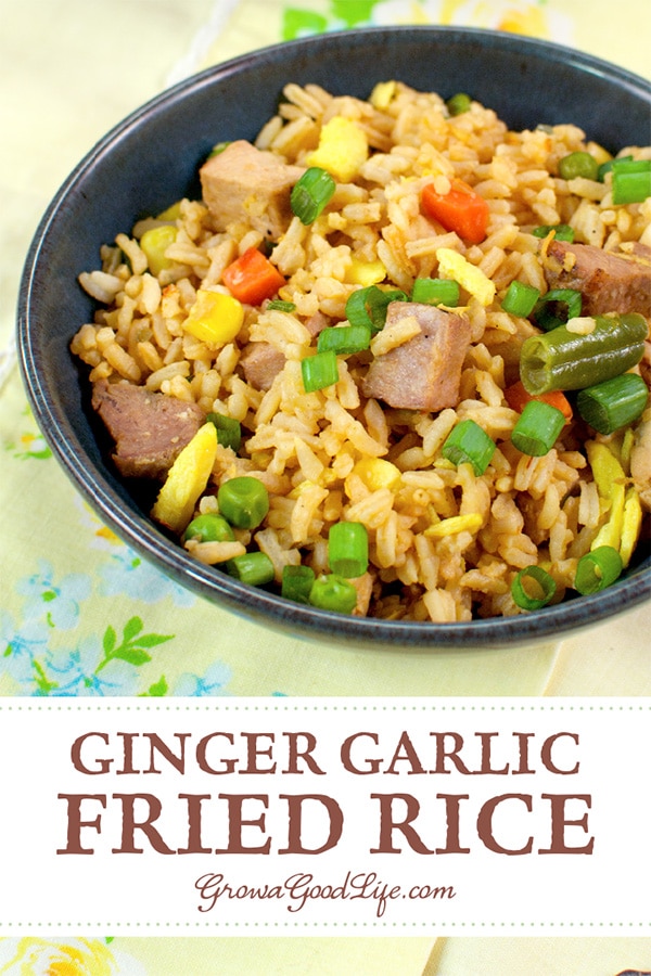 Transform leftovers into a tasty pork fried rice. Combine pork, rice, and veggies with a ginger garlic sauce for a dish that will satisfy your craving for takeout.