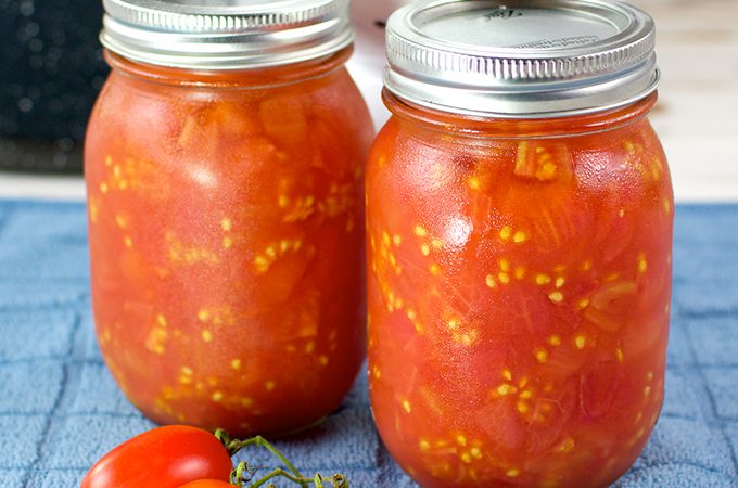 Canning your own diced tomatoes is an easy way to preserve an abundance of ripe tomatoes quickly. Canned tomatoes are handy to use in chilies, soups, stews, and casseroles.