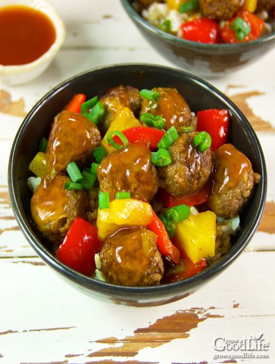 Orange Sweet and Sour Meatballs