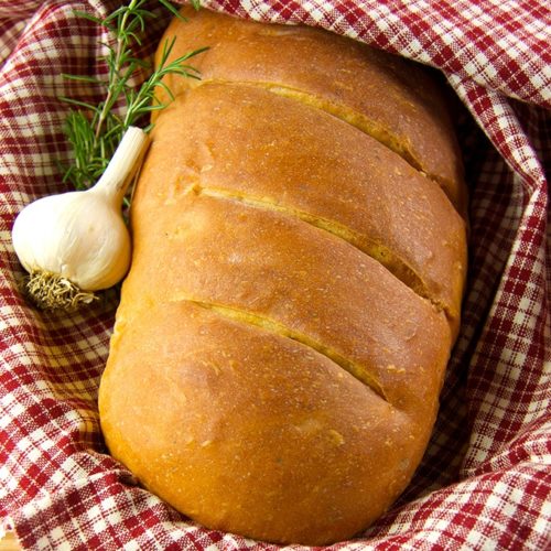 Roasted Garlic Rosemary Bread