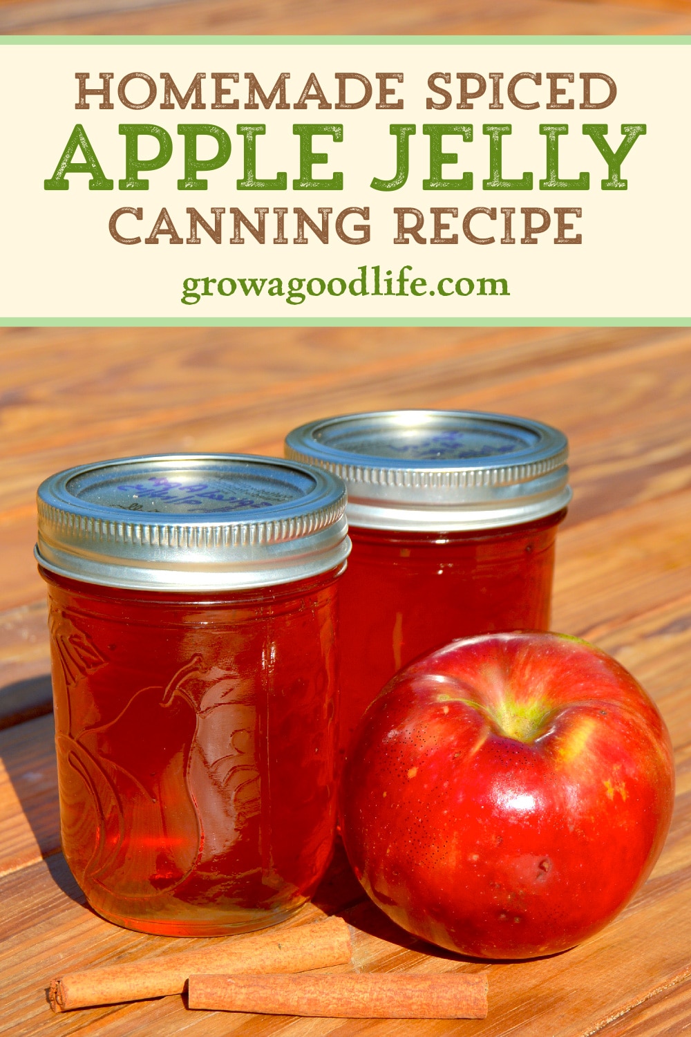 Spiced Apple Jelly Recipe (No Added Pectin)