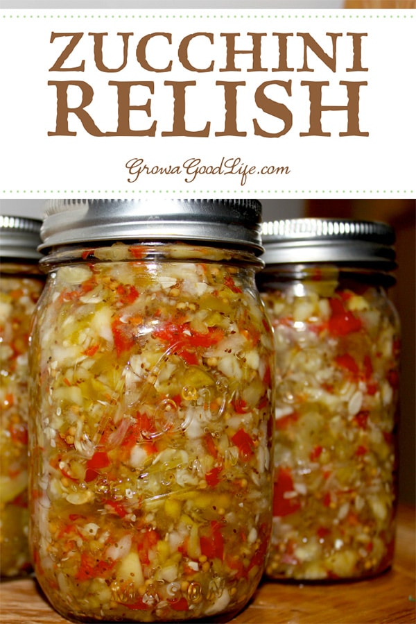 Zucchini Relish Canning Recipe