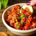 This Italian Salsa Cruda is a great way to enjoy ripe summer tomatoes, sweet bell peppers, and fresh Italian herbs. It is perfect for bruschetta, tossed with pasta, or spooned over grilled meat or fish.