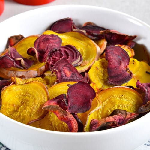 Oven Baked Beet Chips