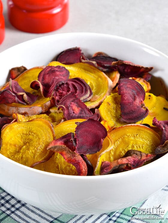 Oven Baked Beet Chips