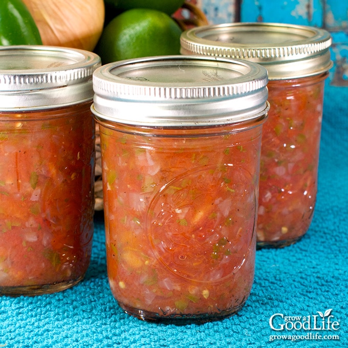 Tomato Jalapeño Salsa Canning Recipe