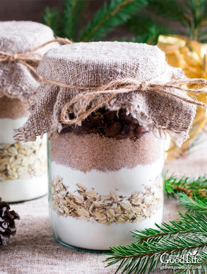 Cookie Mix In a Jar: White Chocolate Cranberry Cookies