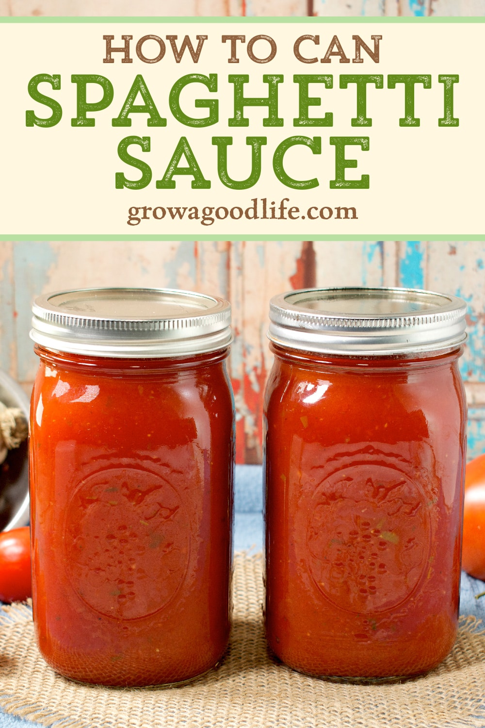 Canning Spaghetti Sauce