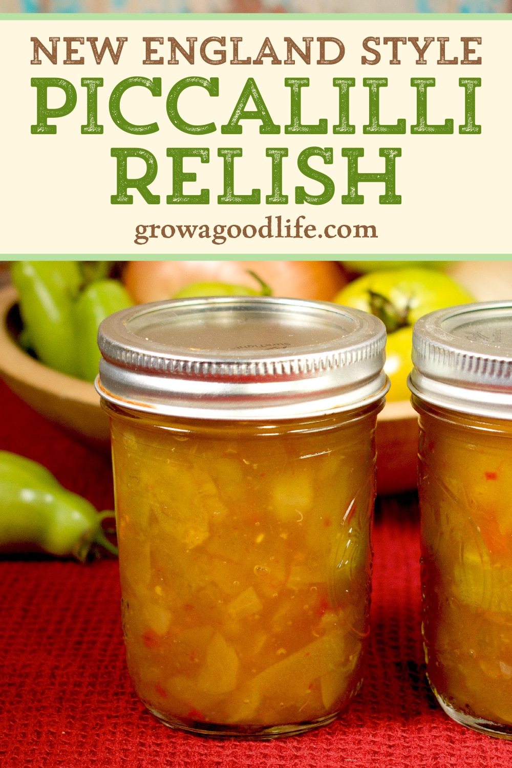 New England Piccalilli Relish Canning Recipe 