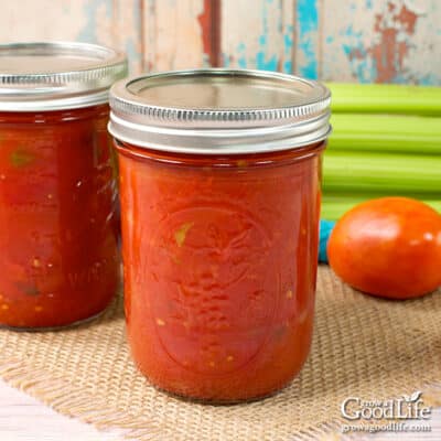 Stewed Tomatoes Recipe for Water Bath Canning