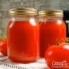 Plain Tomato Sauce: Small Batch Canning Recipe